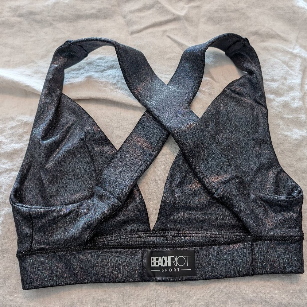 Beach Riot mermaid sports bra